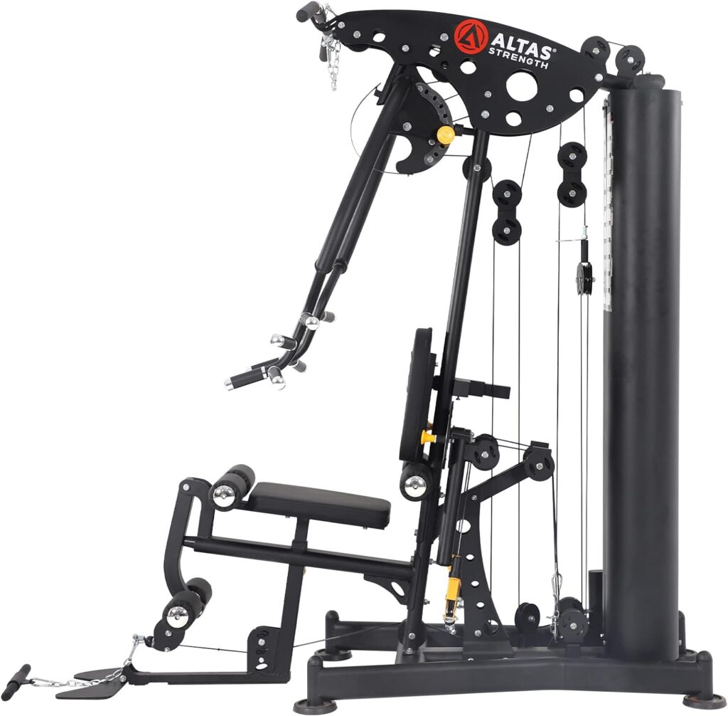 Altas Strength Multiple Function Home Gym Body Weight Training with Pulley Press Arm Butterfly Leg Developer Light Commercial Equipment 179