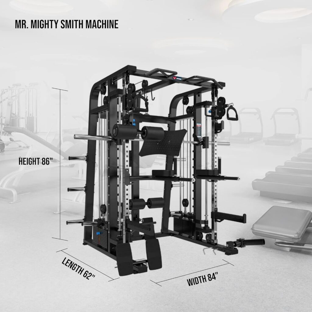 BeFitNow Canada Mr. Monster Commercial Smith Gym Machine | Smith Machine for Commercial  Home Gym Setup