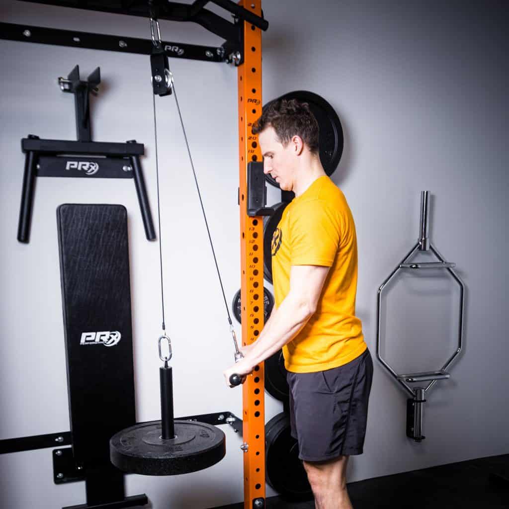 Home Gym Cable Pulley System