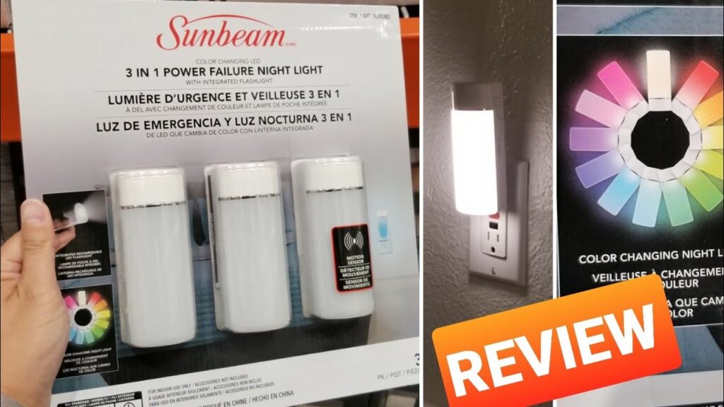 Sunbeam 3 in 1 Power Failure Night Light with Integrated Flashlight